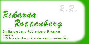 rikarda rottenberg business card